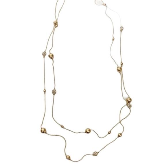 Loft Outlet Gold Tone Fireball Illusion Necklace - Picture 3 of 5